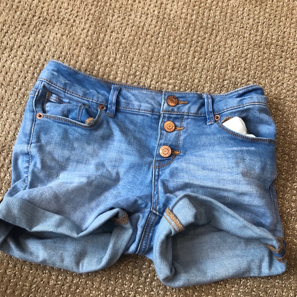 Denim shorts